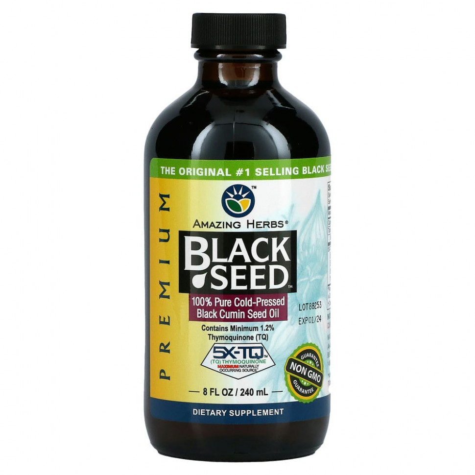  Amazing Herbs, Black Seed, 100%        , 240  (8 . )    -     , -, 