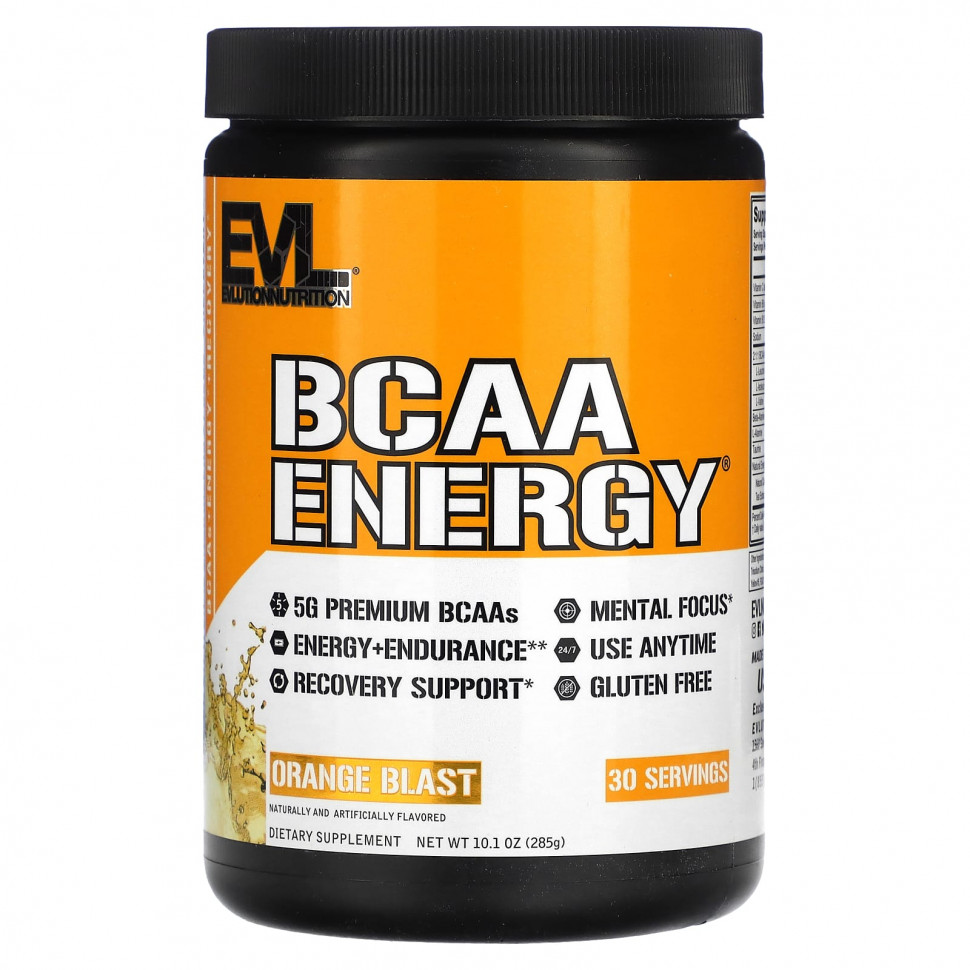 ������ ������ EVLution Nutrition, BCAA ENERGY, ������������ ���, 285 � (10,1 �����)  IHerb (������) ����