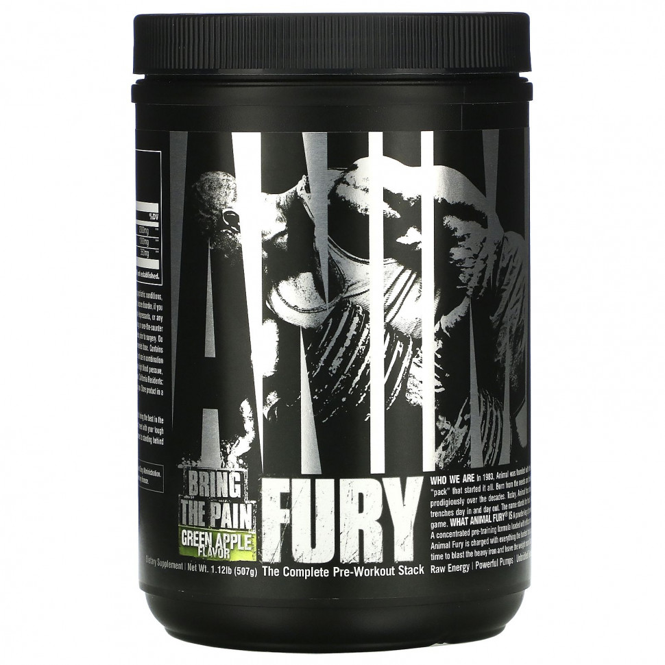  Universal Nutrition, Animal Fury,  , 495,9     -     , -, 