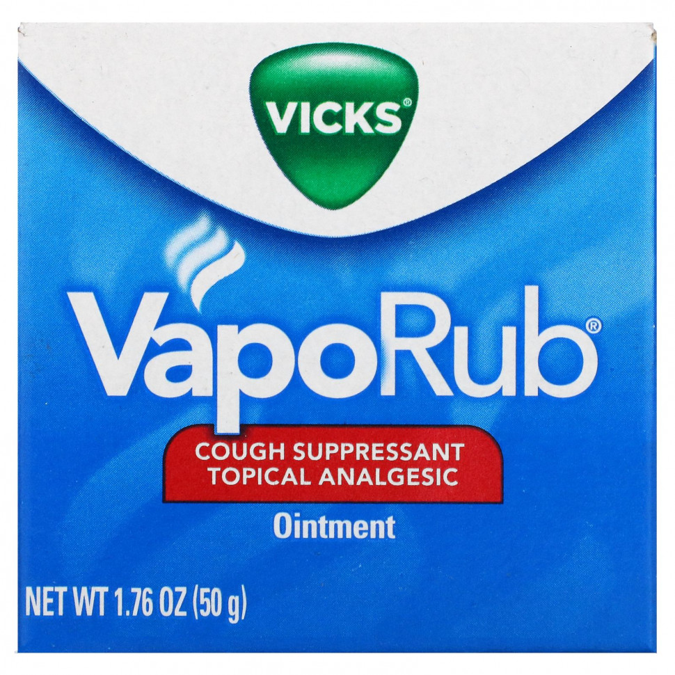������ ������ Vicks, VapoRub, ���� �� �����, 50 � (1,76 �����)  IHerb (������) ����