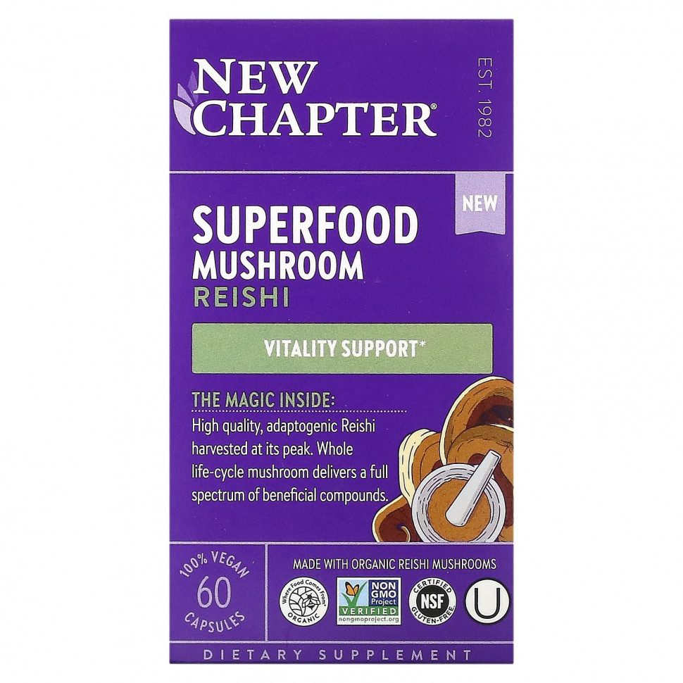  New Chapter, Superfood Mushroom, , 60      -     , -, 