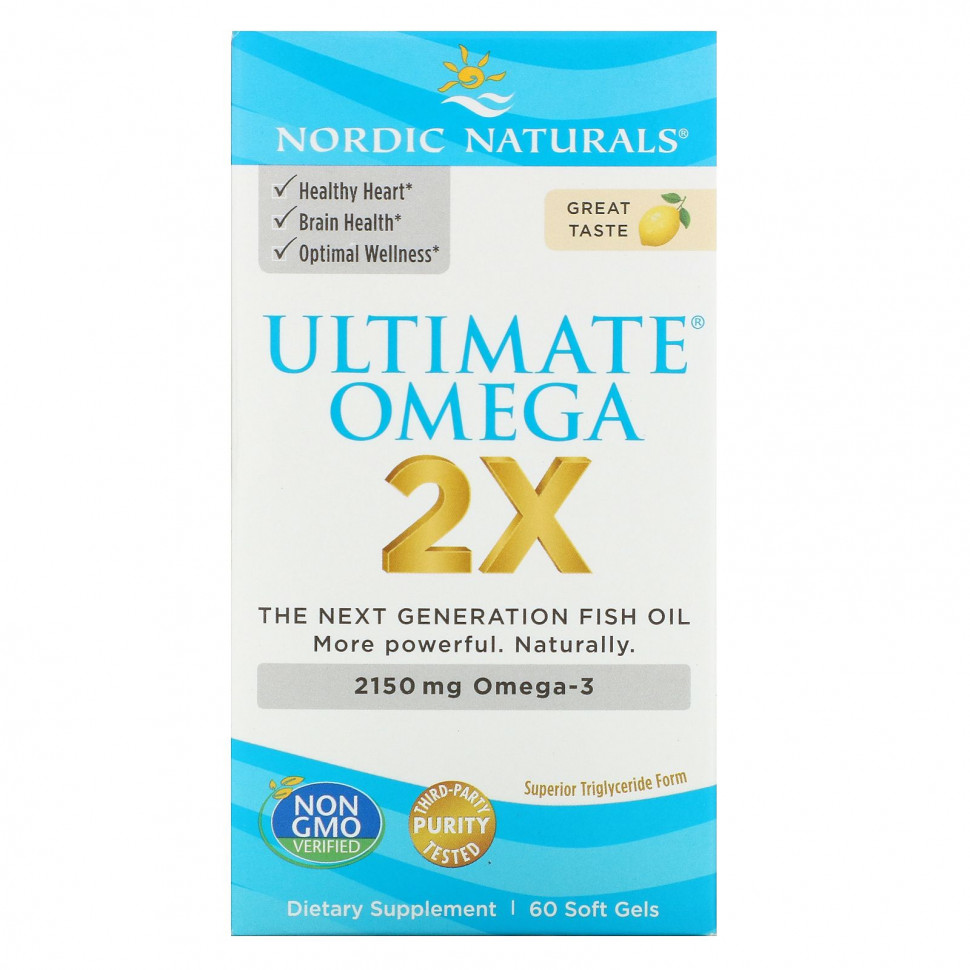  Nordic Naturals, Ultimate Omega 2X,   , 1075 , 60     -     , -, 