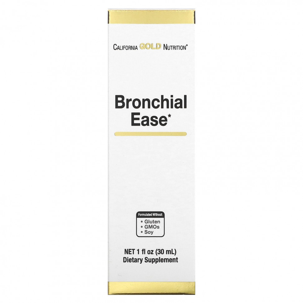  California Gold Nutrition, Bronchial Ease, 30  (1 . )    -     , -, 