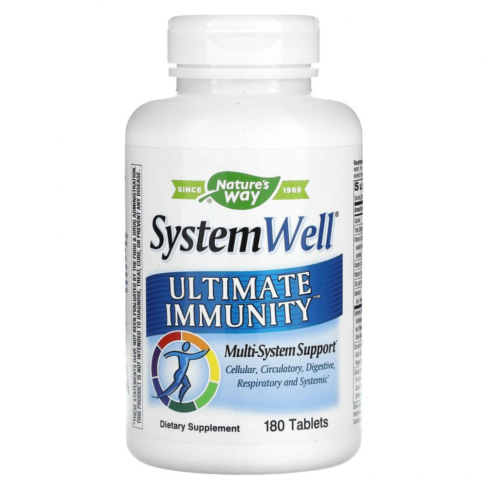  Nature's Way, System Well, Ultimate Immunity, 180     -     , -, 