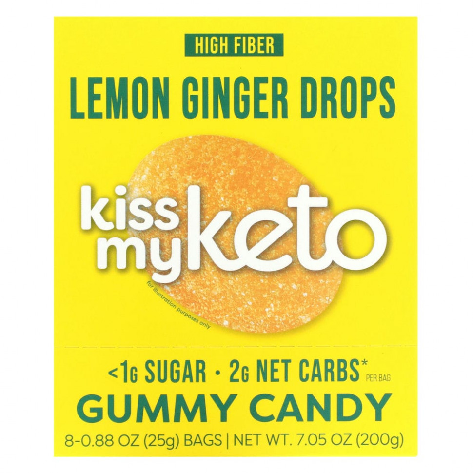   Kiss My Keto, Gummy Candy, - , 8   25  (0,88 )  IHerb () 