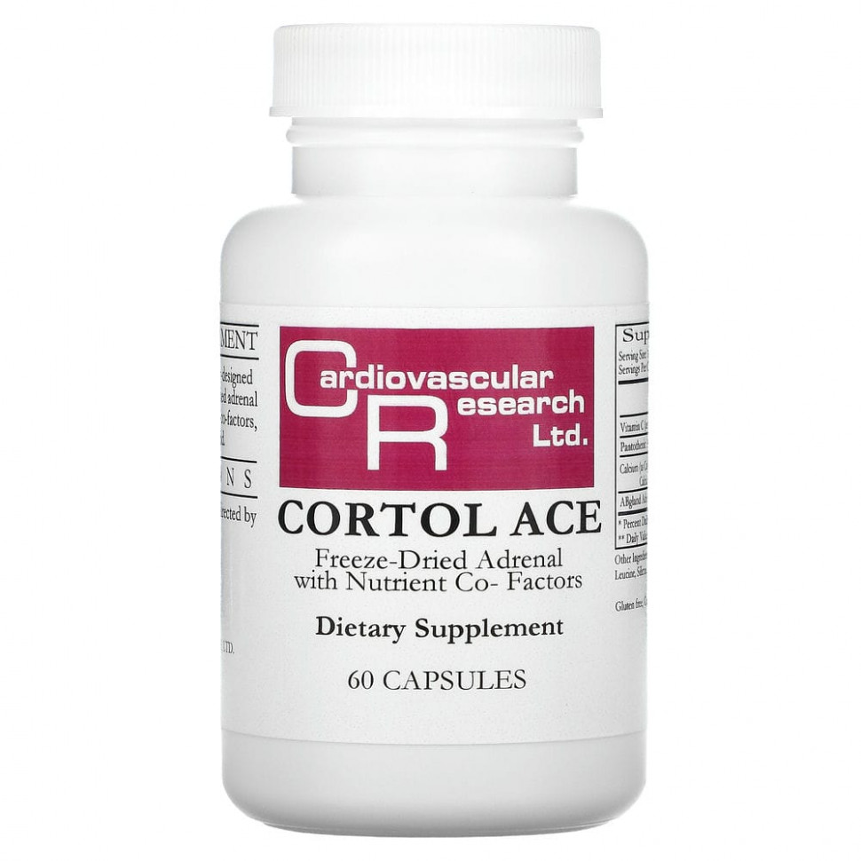 ������ ������ Cardiovascular Research, Cortol Ace, 60 ������  IHerb (������) ����
