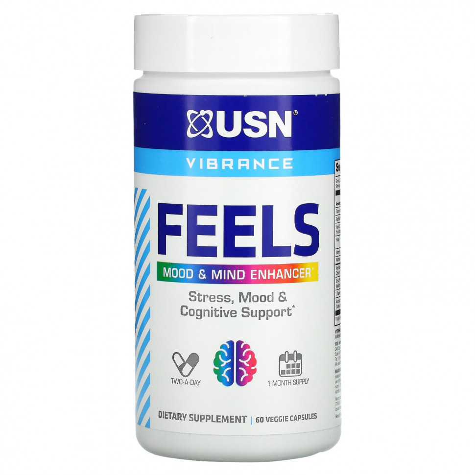  USN North America, Inc., FEELS - Mood & Mind Enhancer, 60      -     , -, 