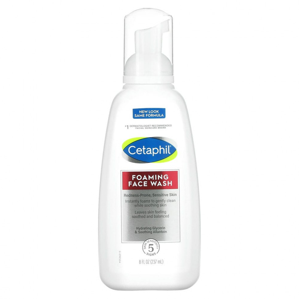  Cetaphil, Foaming Face Wash, 8 fl oz (237 ml)    -     , -, 