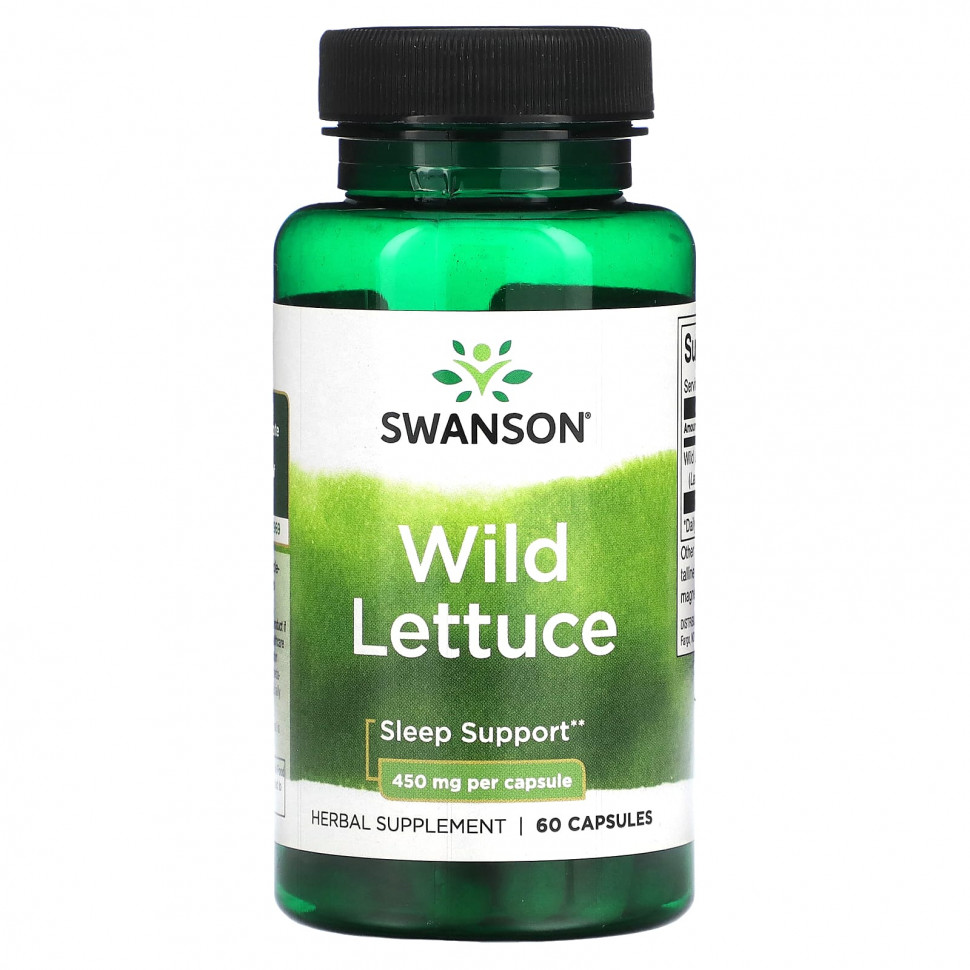 ������ ������ Swanson, ����� �����, 450 ��, 60 ������  IHerb (������) ����