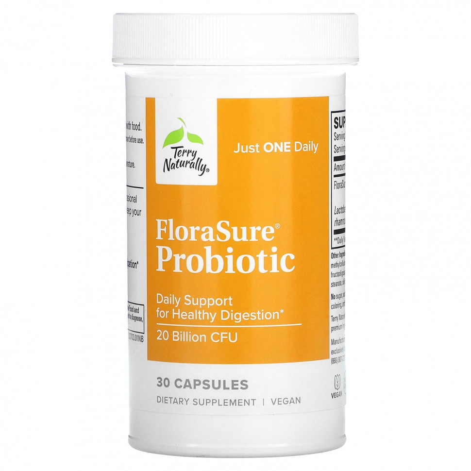 ������ ������ Terry Naturally, FloraSure Probiotic, 20 ���� ���, 30 ������  IHerb (������) ����