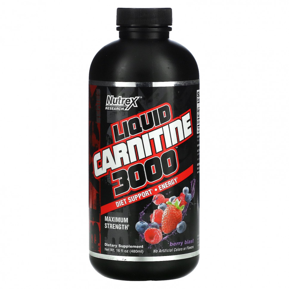 ������ ������ Nutrex Research, Liquid Carnitine 3000, �� ������ ����, 473 �� (16 ������ �����)  IHerb (������) ����