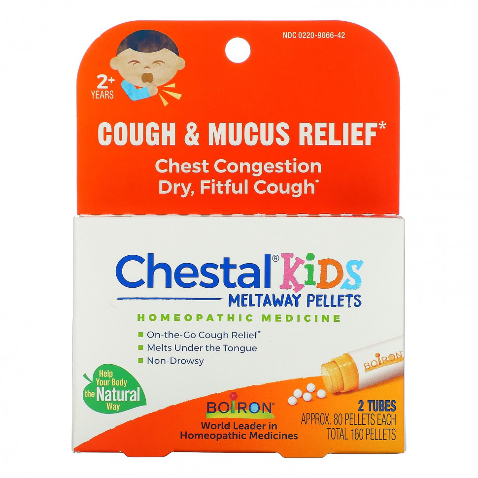  Boiron, Chestal Kids Meltaway Pellets,     ,  2 , 2 , . 80      -     , -, 