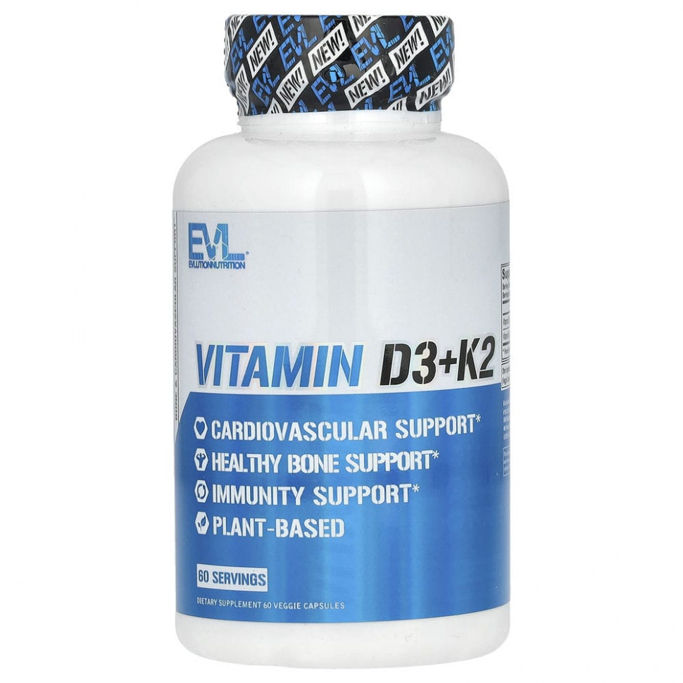  EVLution Nutrition,  D3  2, 60      -     , -, 