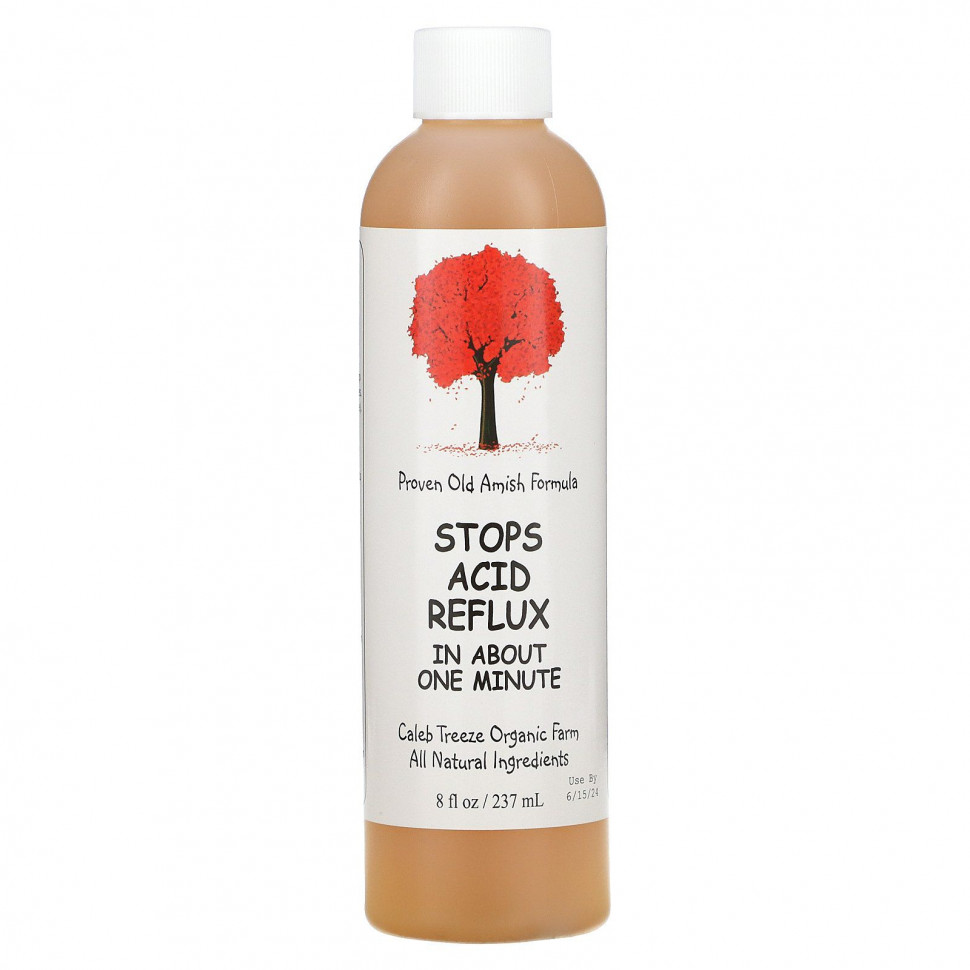 ������ ������ Caleb Treeze Organic Farm, Stops Acid Reflux, 8 ������ ����� (237 ��)  IHerb (������) ����