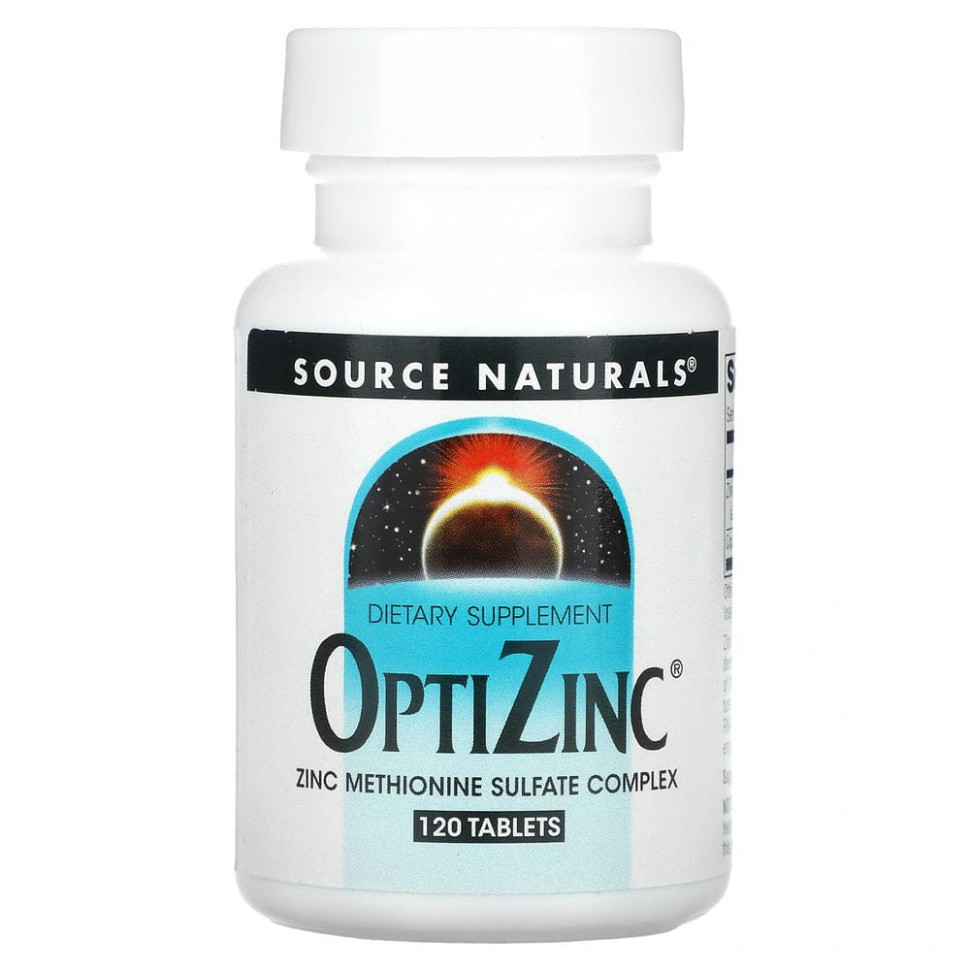 ������ ������ Source Naturals, OptiZinc, 120 ��������  IHerb (������) ����