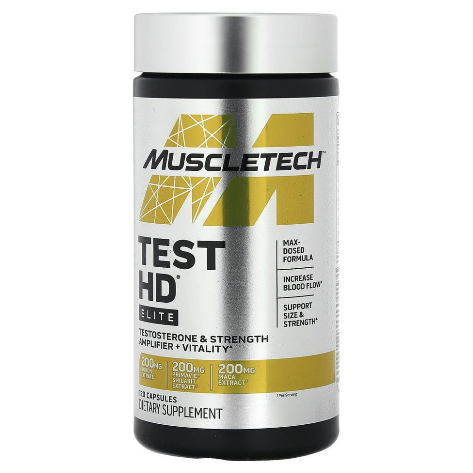  Muscletech, Test HD, Elite, 120     -     , -, 