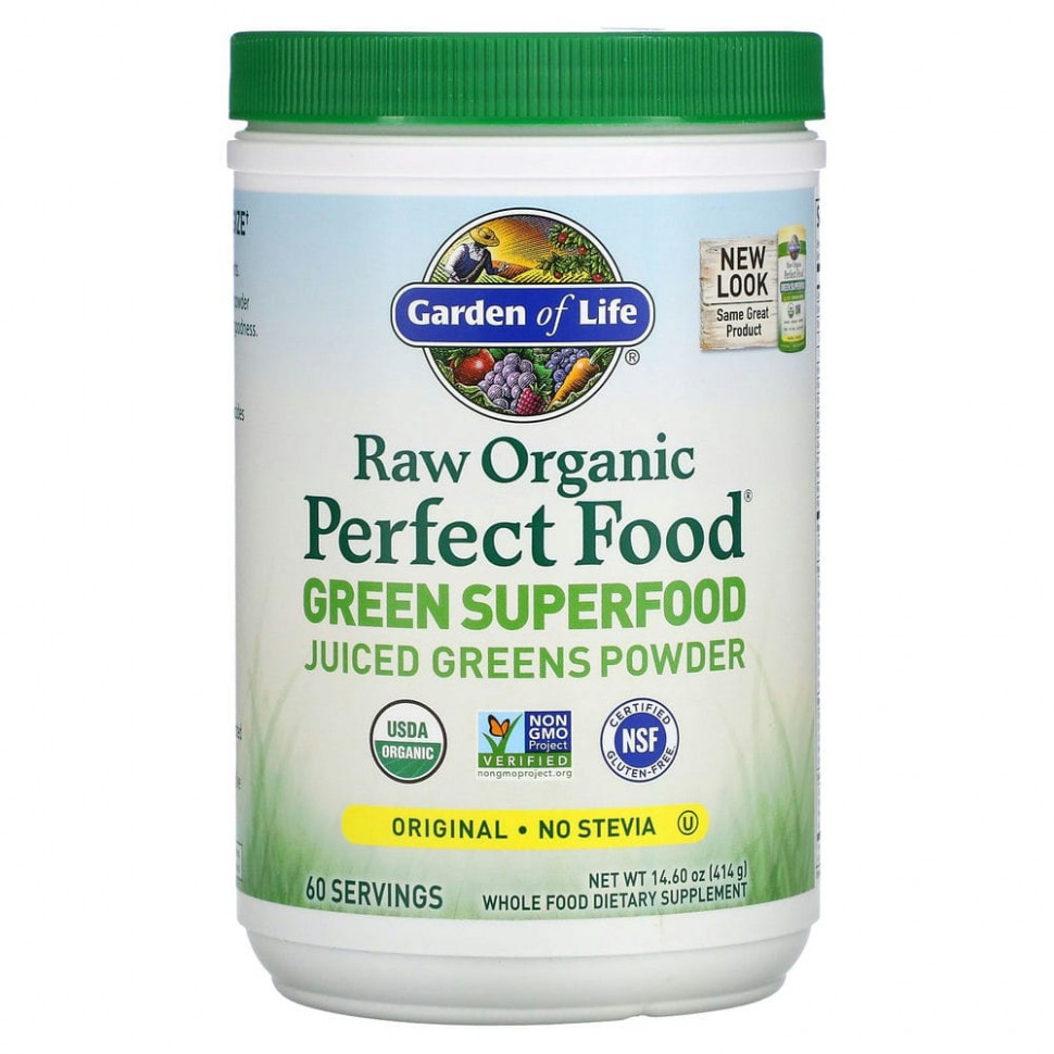  Garden of Life, Raw Organic Perfect Food, Green Superfood,   ,  , 414  (14,6 )    -     , -, 