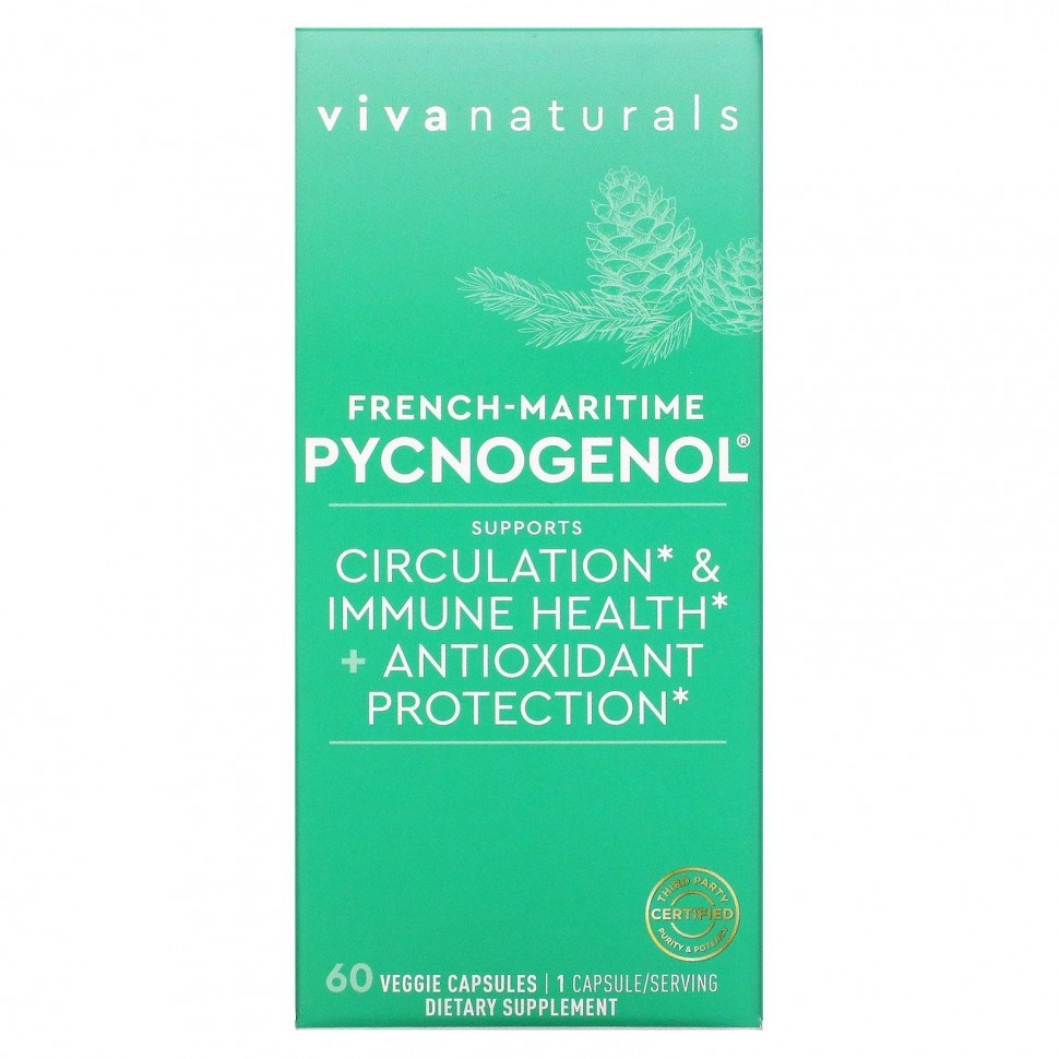  Viva Naturals, French-Maritime Pycnogenol`` 60      -     , -, 