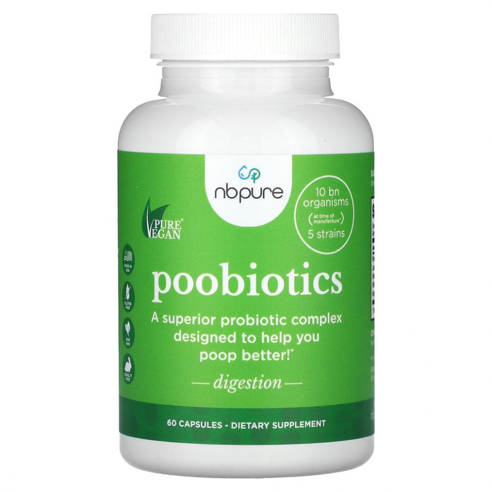  NB Pure, Poobiotics`` 60     -     , -, 