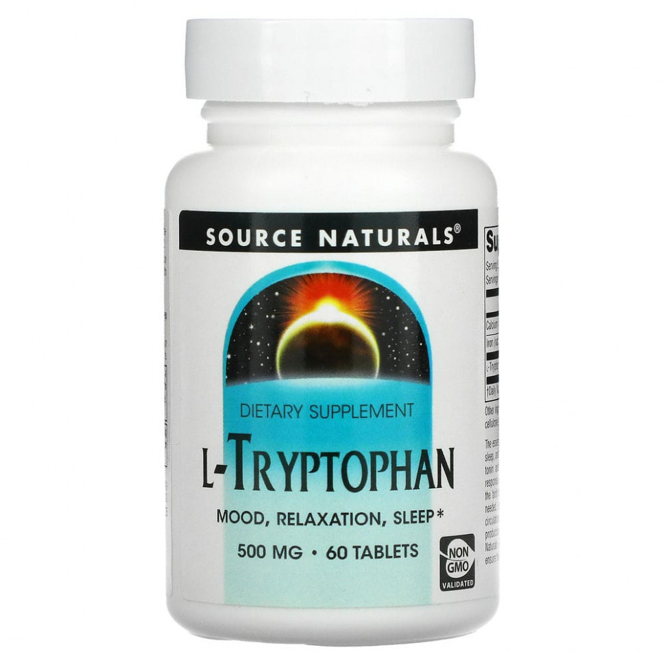  Source Naturals, L-, 500 , 60     -     , -, 