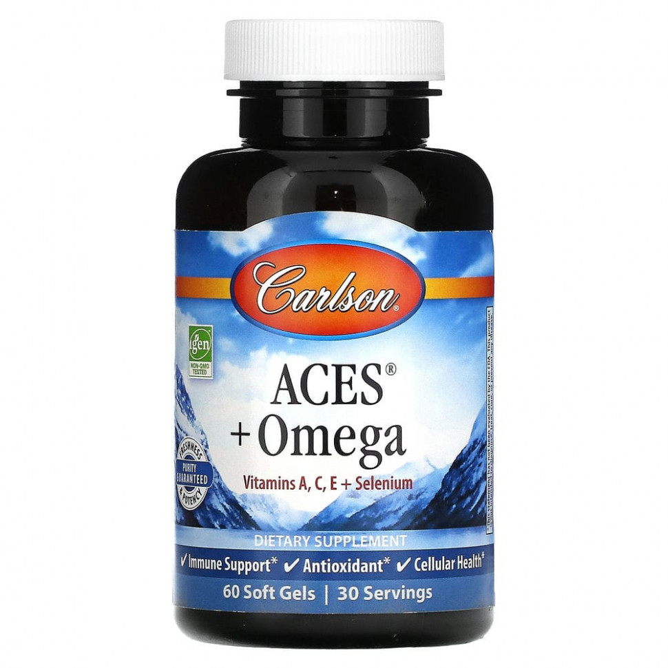 ������ ������ Carlson, ACES + Omega`` 60 ������ ��������  IHerb (������) ����