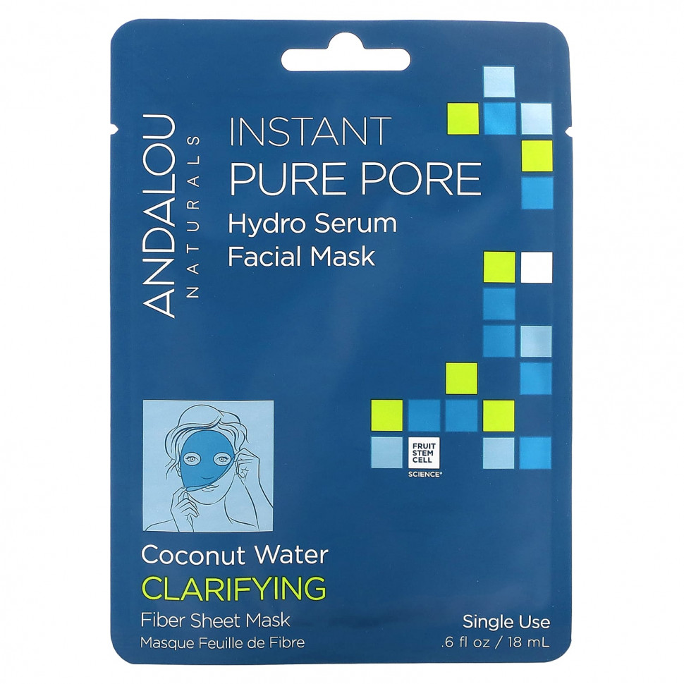  Andalou Naturals, Instant Pure Pore,     Hydro Serum, 1  , 18  (0,6 . )    -     , -, 