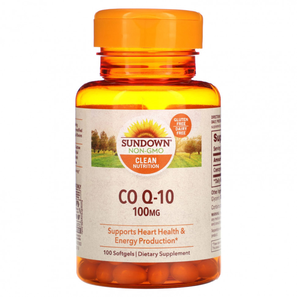  Sundown Naturals, Co Q-10, 100 , 100      -     , -, 