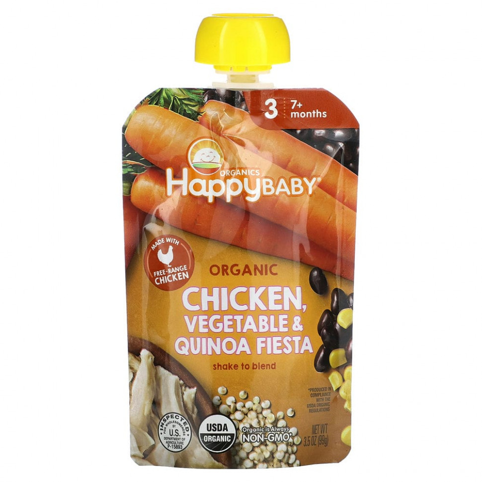  Happy Family Organics, Happy Baby,  7 ,  ,   , 99  (3,5 )    -     , -, 