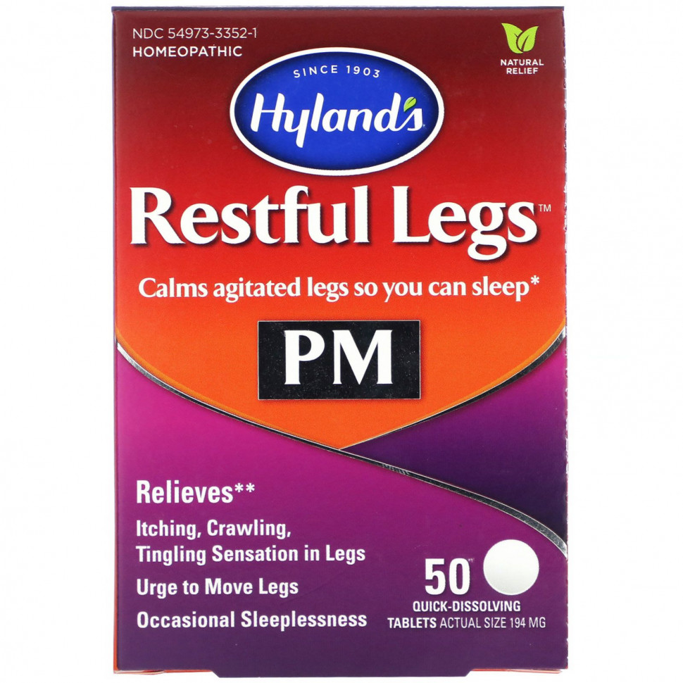  Hyland's, Restful Legs PM, 50      -     , -, 