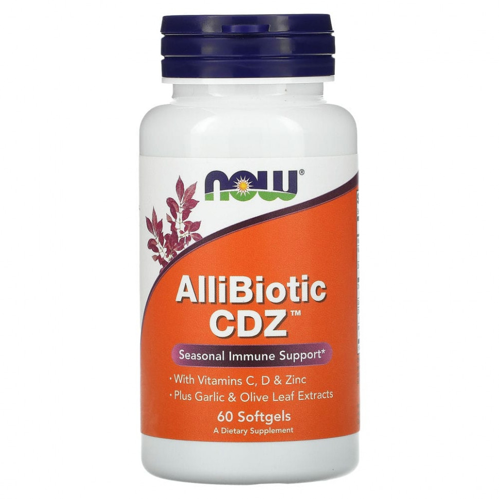  NOW Foods, AlliBiotic CDZ,   , 60      -     , -, 