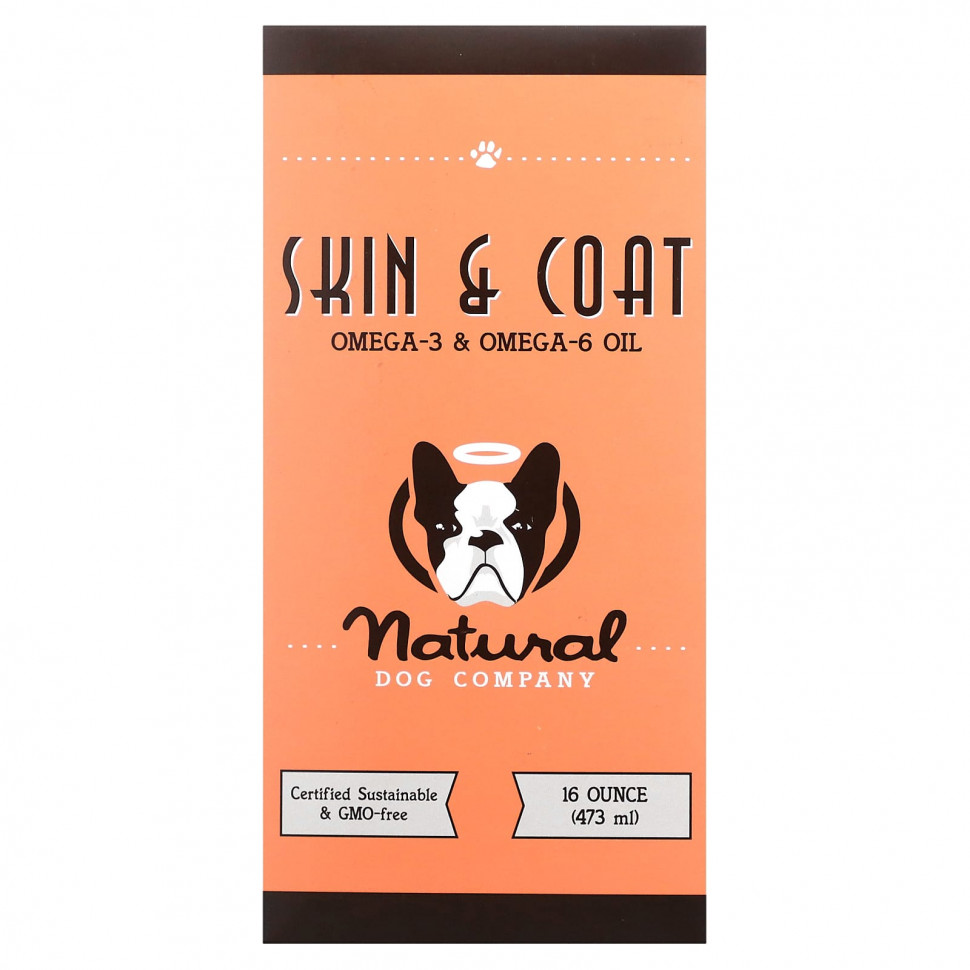  Natural Dog Company, Skin & Coat,  -3  -6, 473  (16 )    -     , -, 