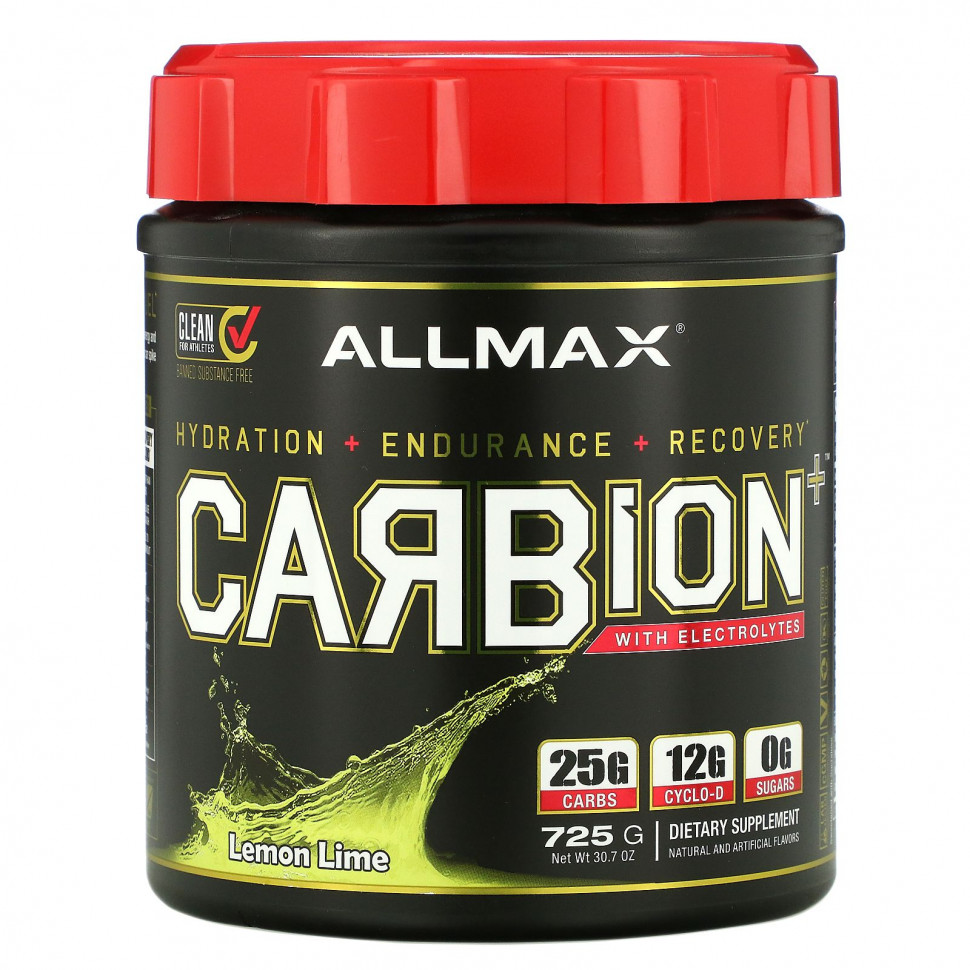 ������ ������ ALLMAX Nutrition, CARBion + � �������������, ����� � ����, 725 � (30,7 �����)  IHerb (������) ����