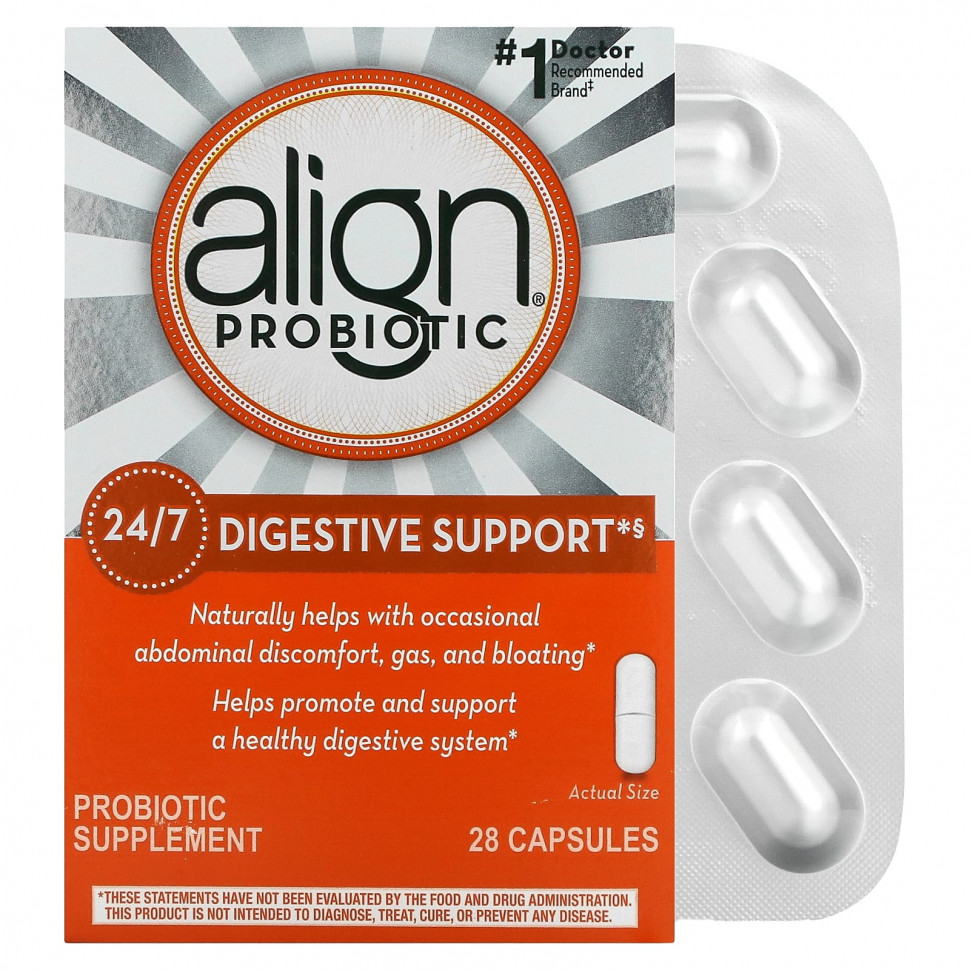 ������ ������ Align Probiotics, ��������� ����������� 24/7, ������� � ������������, 28 ������  IHerb (������) ����