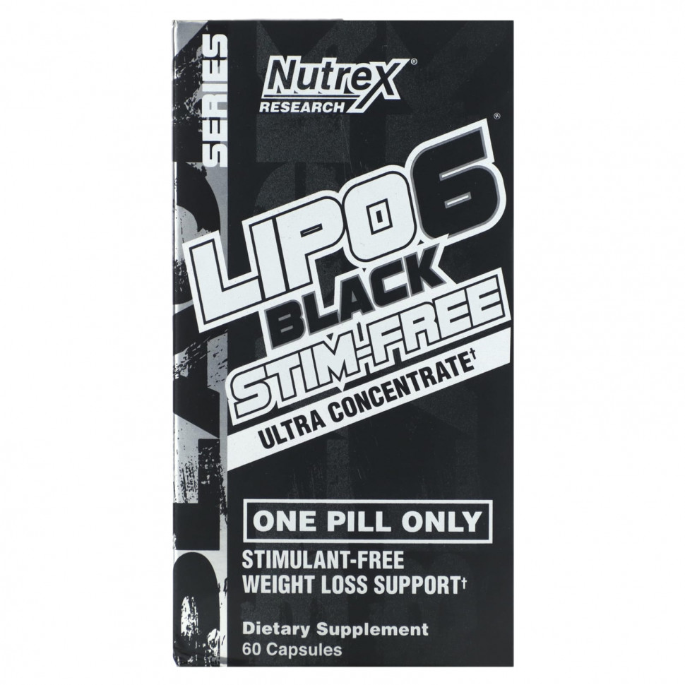  Nutrex Research, Lipo 6 Black, , 60     -     , -, 