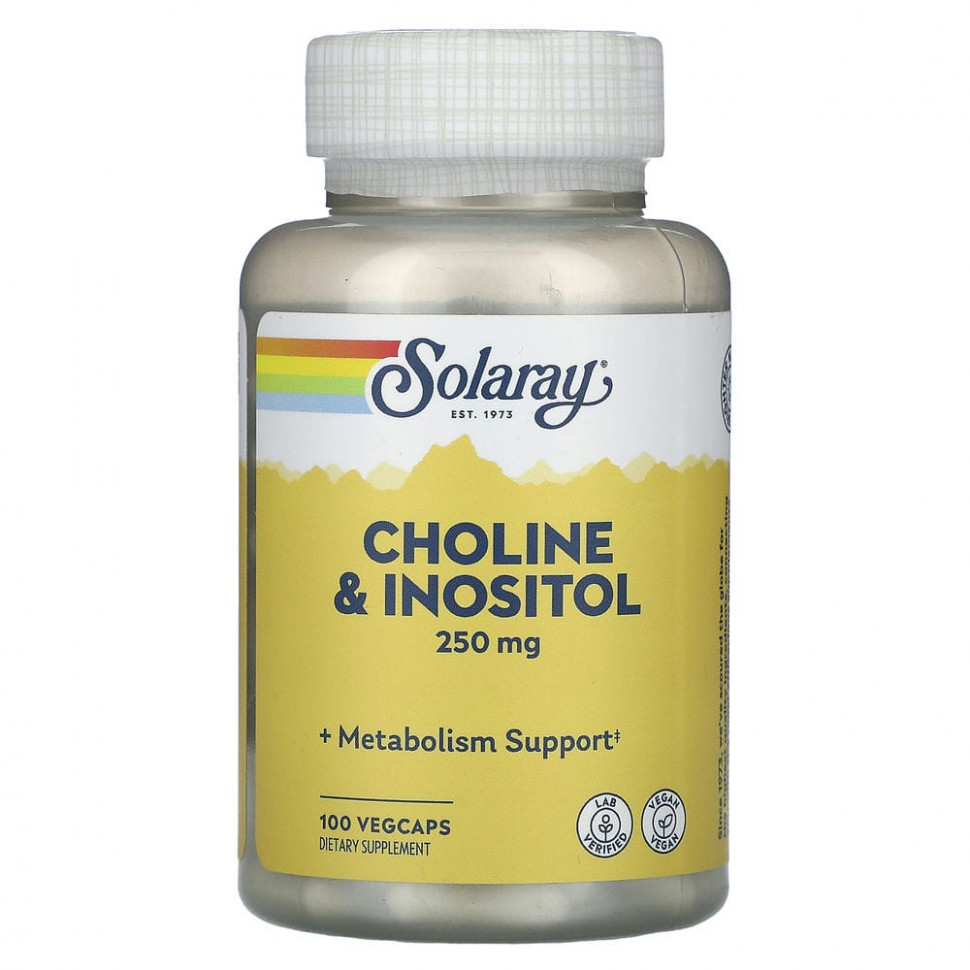 ������ ������ Solaray, ����� � ��������, 250 ��, 100 ������������ ������  IHerb (������) ����