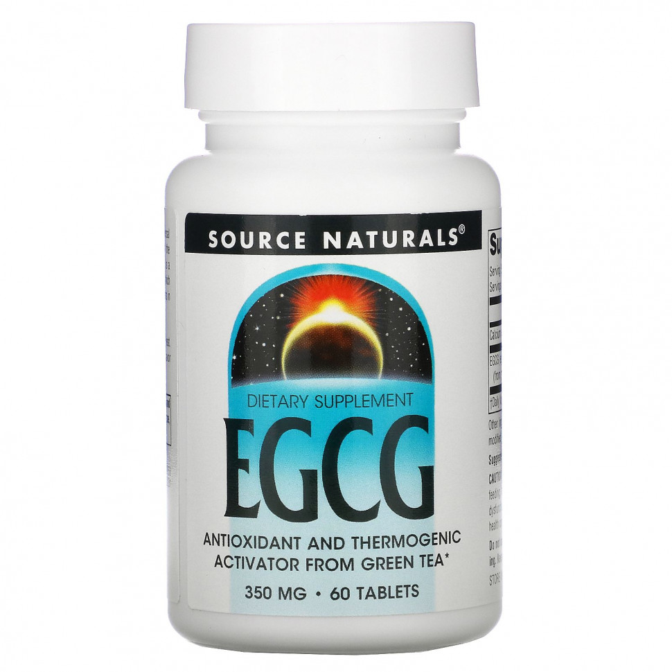������ ������ Source Naturals, EGCG, 350 ��, 60 ��������  IHerb (������) ����