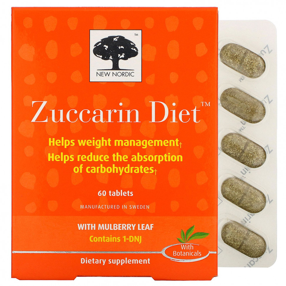  New Nordic, Zuccarin Diet,   , 60     -     , -, 