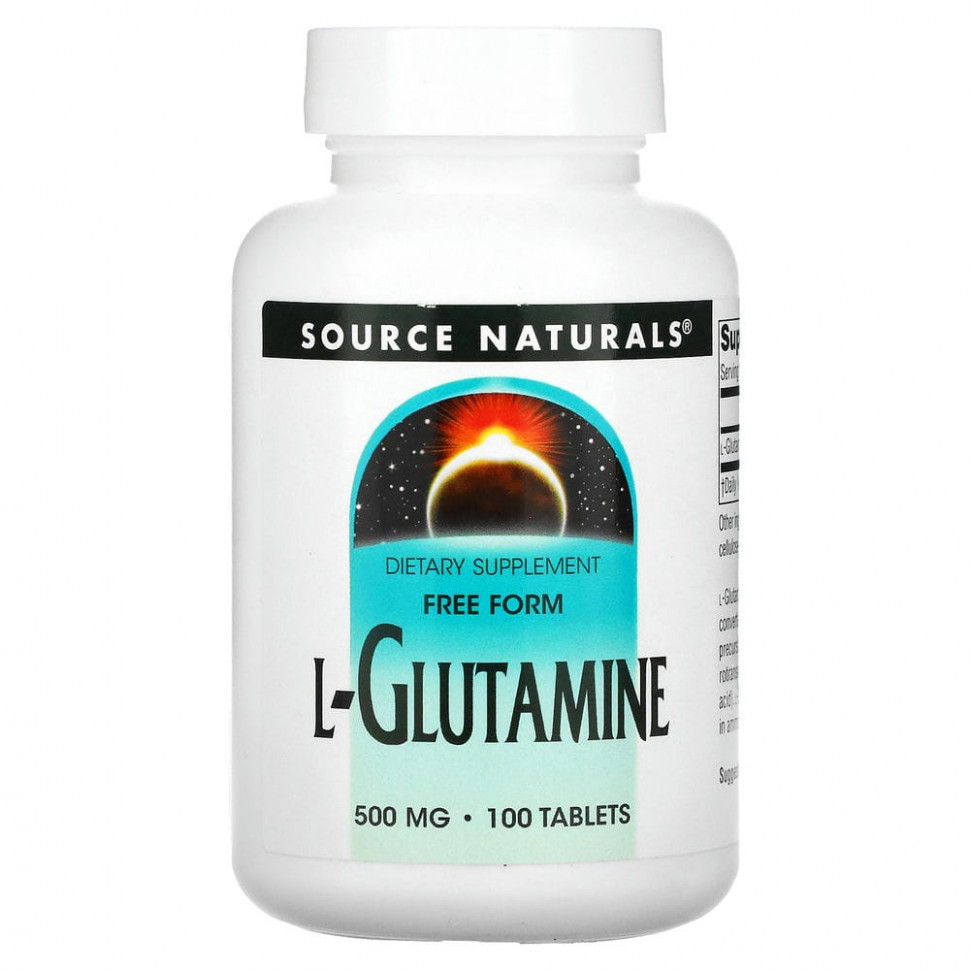  Source Naturals, L-, 500 , 100     -     , -, 