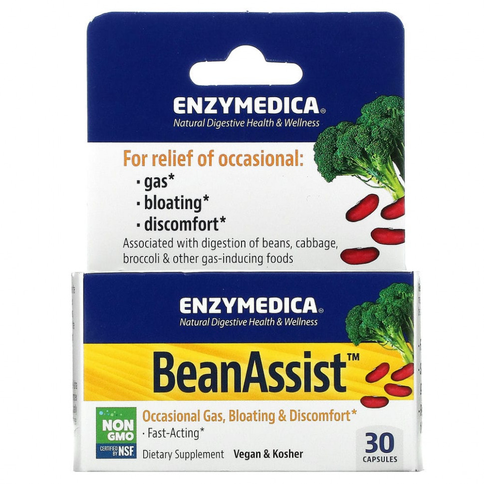 ������ ������ Enzymedica, BeanAssist, 30 ������  IHerb (������) ����