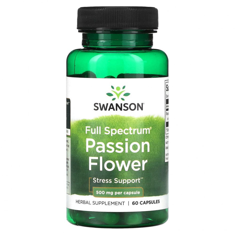 ������ ������ Swanson, Full Spectrum Passion Flower, 500 ��, 60 ������  IHerb (������) ����