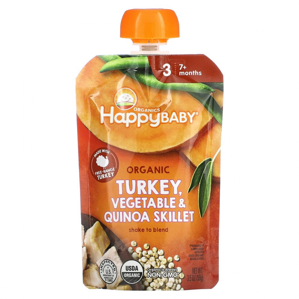  Happy Family Organics, Happy Baby,  7 ,    ,   , 99  (3,5 )    -     , -, 