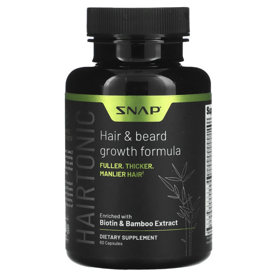 ������ ������ Snap Supplements, Hairtonic, ������� ��� ����� ����� � ������, 60 ������  IHerb (������) ����