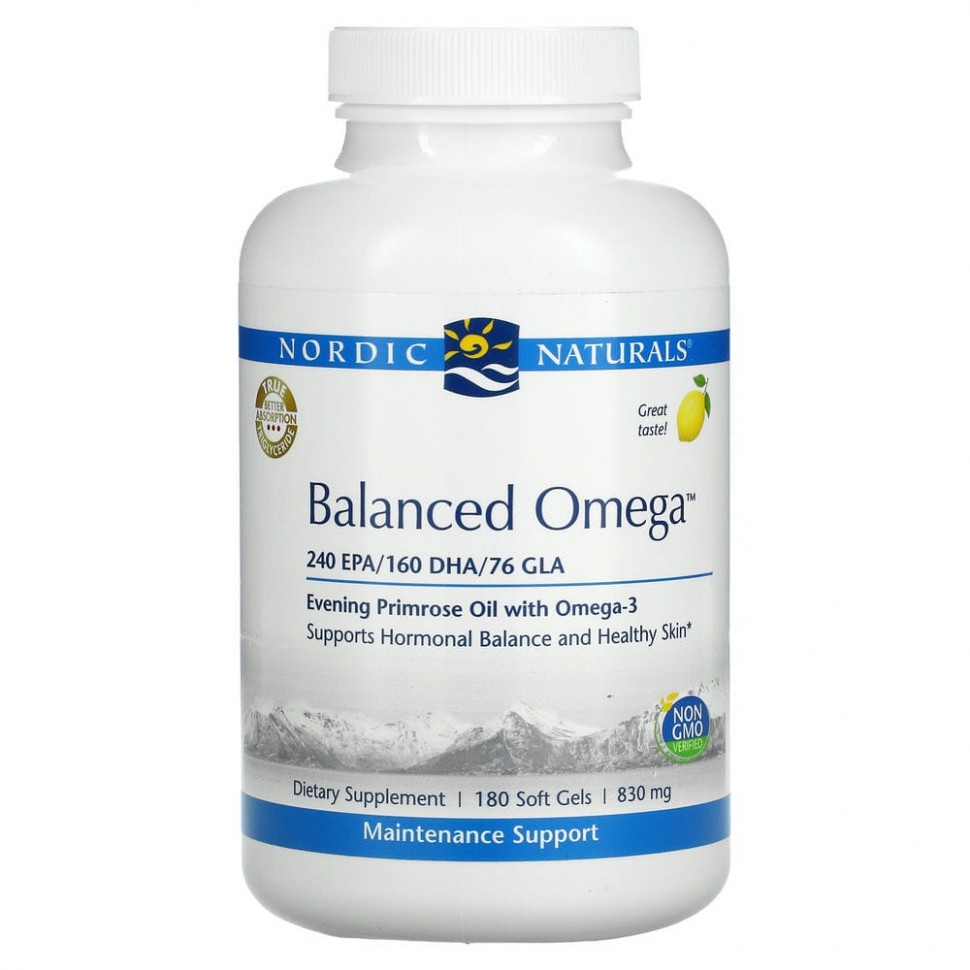  Nordic Naturals, Balanced Omega,   , 830 , 180       -     , -, 