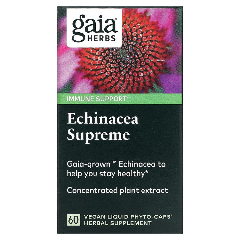  Gaia Herbs, Echinacea Supreme, 60  -      -     , -, 