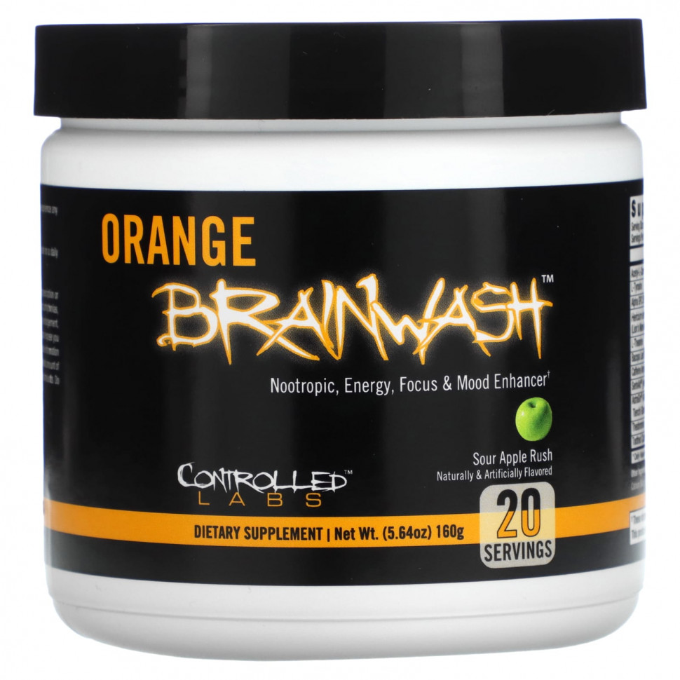 ������ ������ Controlled Labs, Orange Brainwash, ������ ������, 160 � (5,64 �����)  IHerb (������) ����
