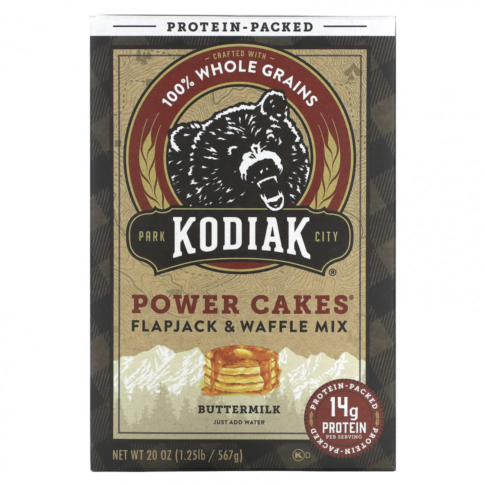 ������ ������ Kodiak Cakes, Power Cakes, ����� ��� ������� � ������, �����, 567 � (20 �����)  IHerb (������) ����
