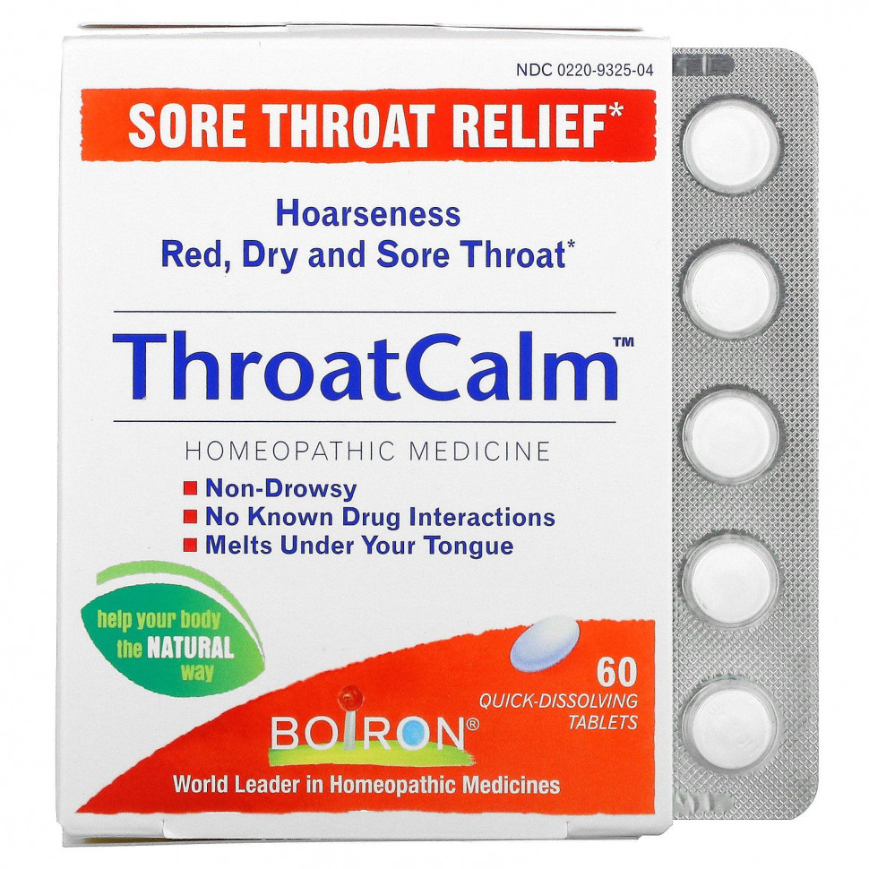  Boiron, ThroatCalm, 60      -     , -, 