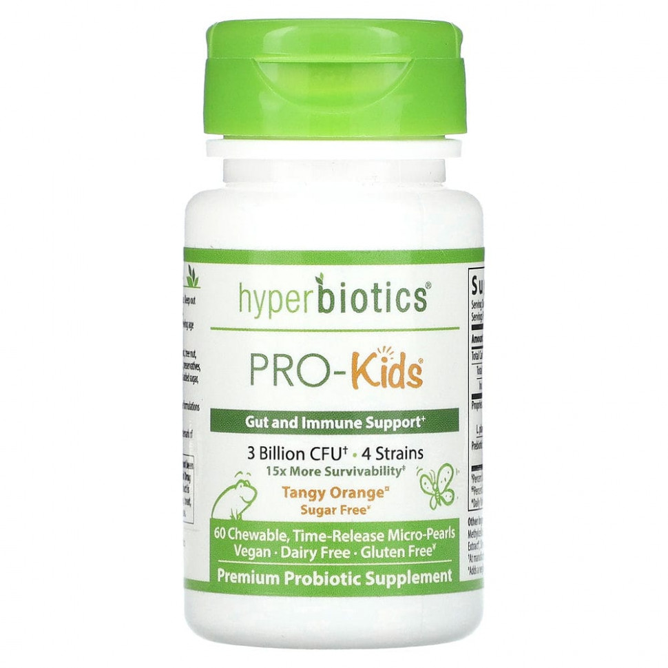  Hyperbiotics, PRO-Kids,  ,  , 3  , 60      -     , -, 