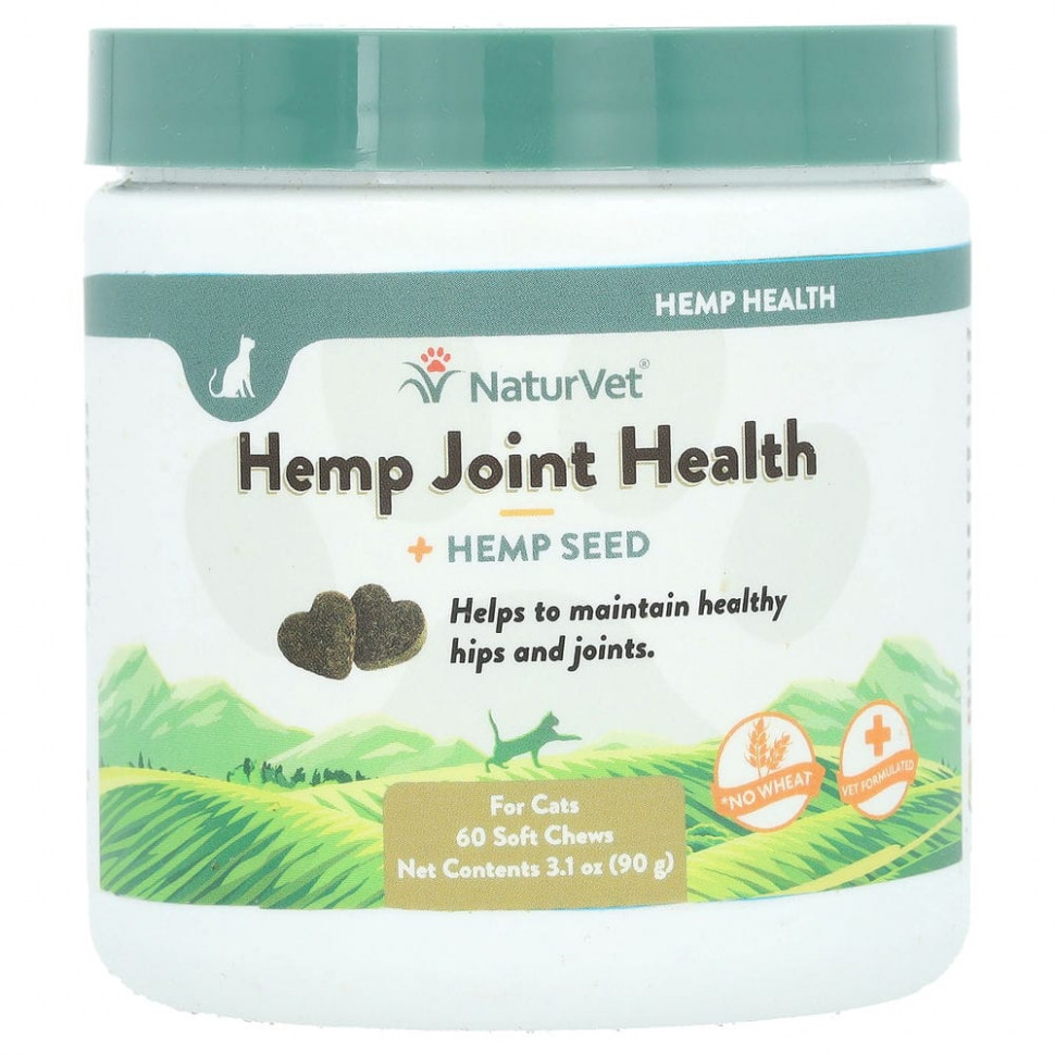  NaturVet, Hemp Joint Health Plus Hemp Seed,  , 60  , 90  (3 )    -     , -, 