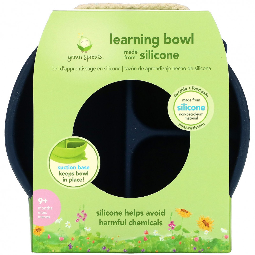  Green Sprouts, Learning Bowl, Navy    -     , -, 